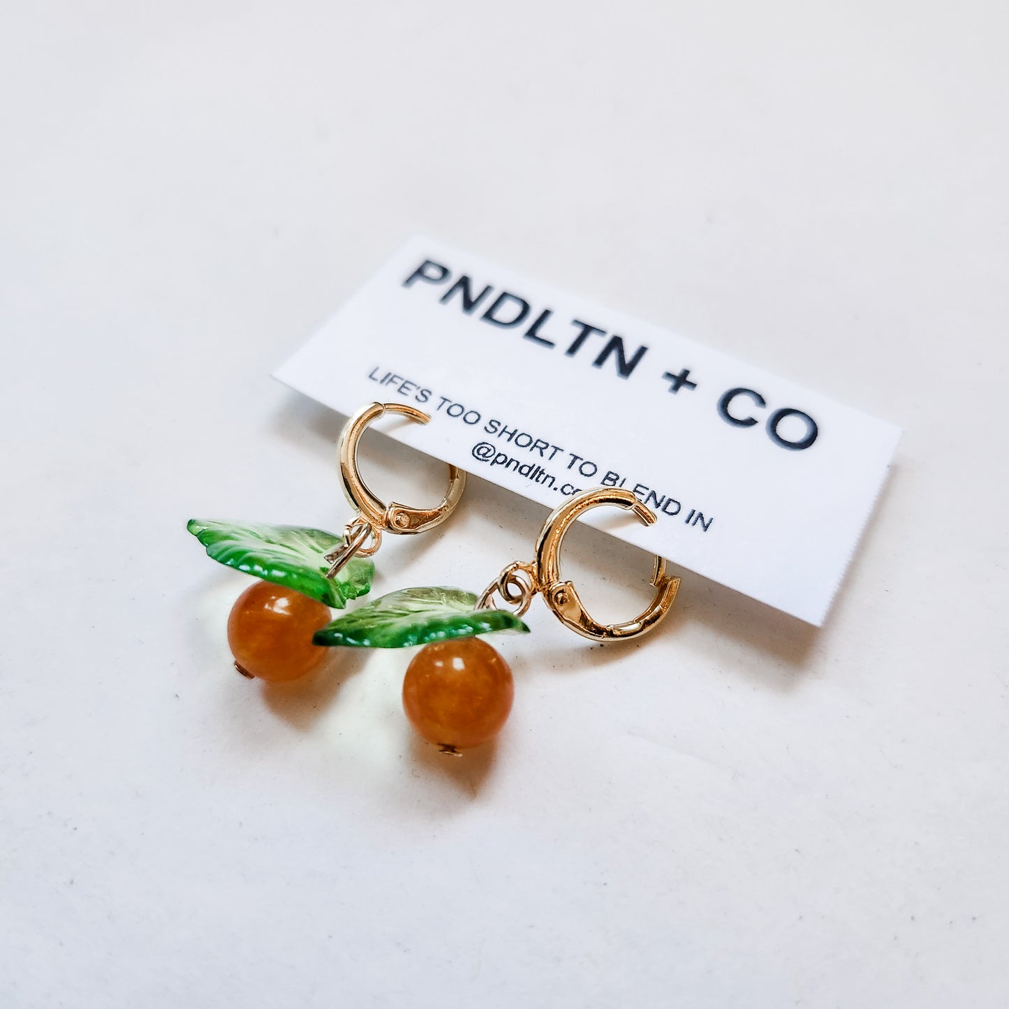 Mini Quartz Fruit earrings